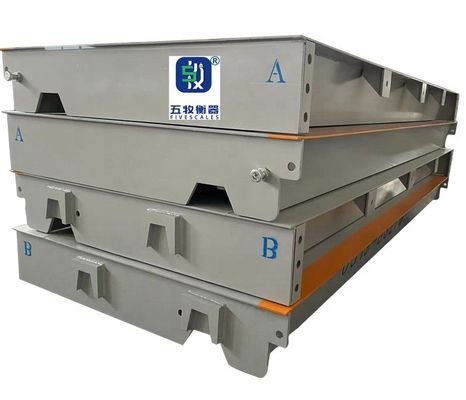 Échelle de poids portable de 16 m Échelle de camion de 80 tonnes Échelle de poids avec écran LED 100T