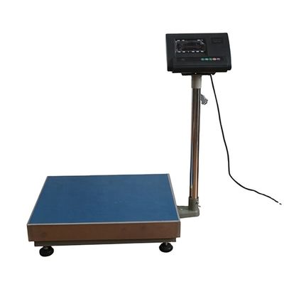 Affichage de fenêtre simple Balance de plateforme de 300 kg avec indicateur en acier inoxydable et cellule de charge de haute précision