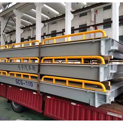 OIML III certifié 30 tonnes -300 tonnes sur une passerelle de pesage à l'échelle des camions pour la pesée de grande capacité