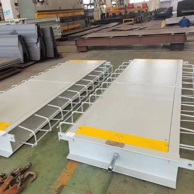 Équilibre LCD à essieu fixe Camion Véhicule Plateforme courte Équilibre 30 tonnes 50 tonnes Capacité