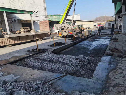 30 tonnes 300 tonnes sur la capacité maximale de la passerelle en béton pour la pesée automatique des camions