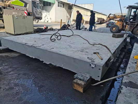 30 tonnes 300 tonnes sur la capacité maximale de la passerelle en béton pour la pesée automatique des camions