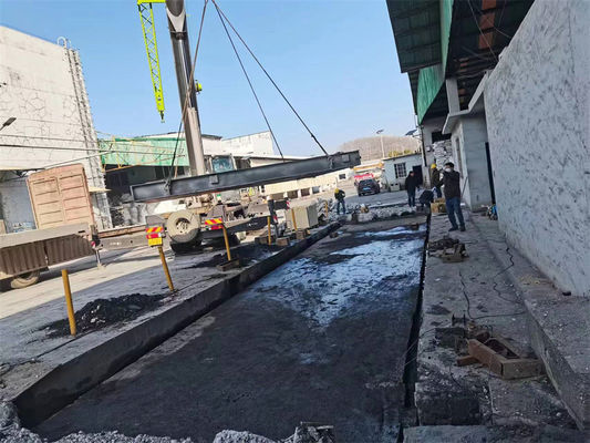 IP68 Niveau de protection Digital 120t Pont de pesée en béton pour les exigences personnalisées