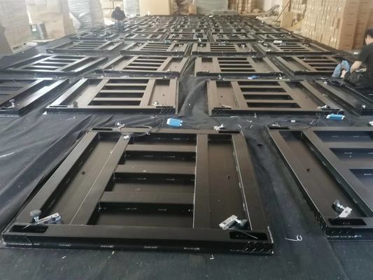0.6m x 0.8m à 1m x 1.2m 0.5t-2t Plateforme de pesage plancher échelle tampon personnalisable