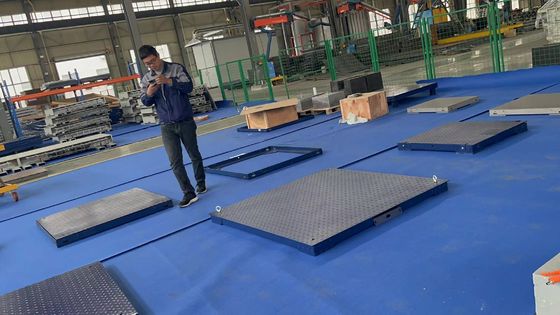 Affichage de charge ou de batterie de type 1.2M 2T Balance de porc pour animaux Support personnalisé OEM