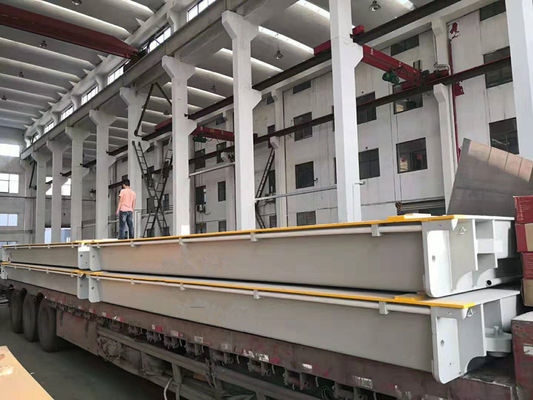 OEM personnalisé 10-250T Capacité lourde 3 * 10M Truck pesant l'échelle de la passerelle