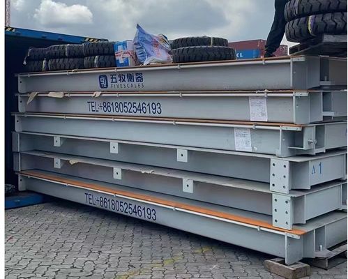 Piste de poids de 10 à 250 tonnes avec une balance de poids lourd de 16 m