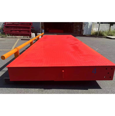 Échelle de poids de camion de 3-4 mètres avec plateforme numérique électronique mobile portable