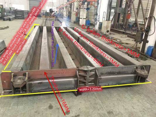 Balance de camion personnalisable de 60 tonnes 80 tonnes 100 tonnes 120 tonnes 150 tonnes 200 tonnes pour votre entreprise