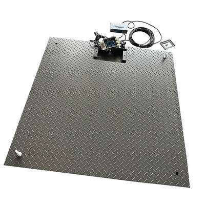 Balance de poids pour plancher en acier inoxydable de capacité 2000 kg destinée à la pesée industrielle