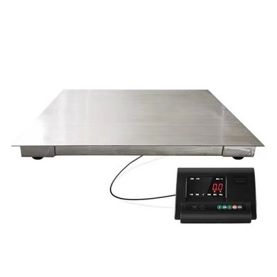 Affichage LCD en acier inoxydable 2 pouces 1 tonne Plateforme industrielle échelle avec taille personnalisée