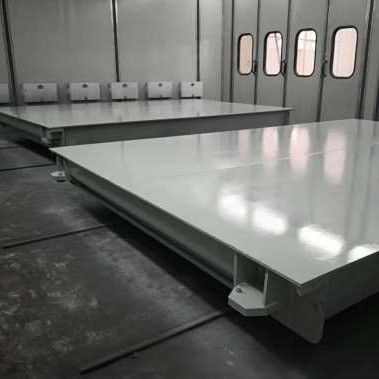 Taille personnalisée de 3,0 tonnes Plateforme numérique électronique de pesage Balance de sol Balance par dessus